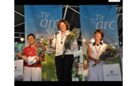 Christine Championne de France Fita Veteran !!